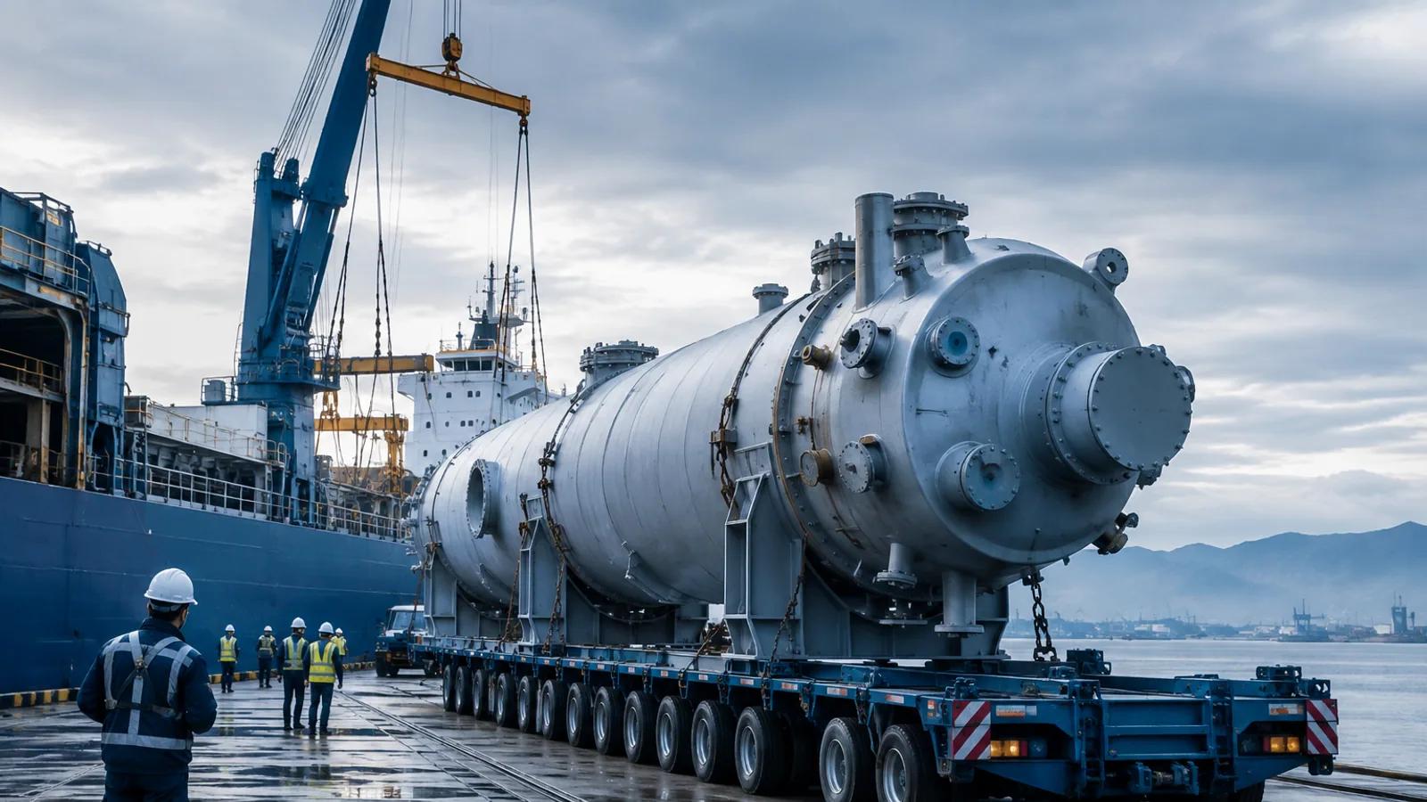 Доставка LNG-оборудования из Китая: негабарит, упаковка, страхование и таможня