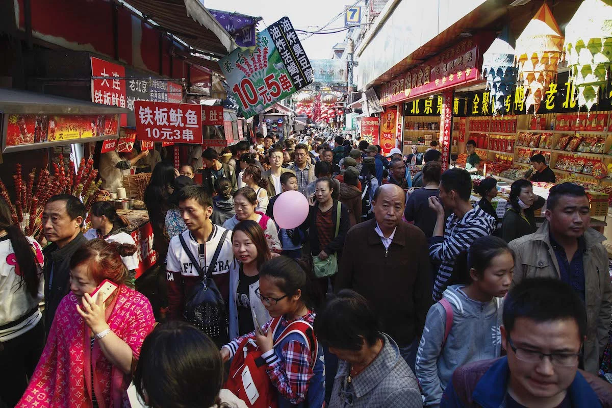 Beijing, Shanghai, Guangzhou, Chengdu, Xi’an and resort areas