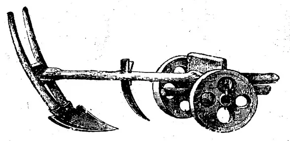 Iron plow and wheelbarrow — farming revolutions