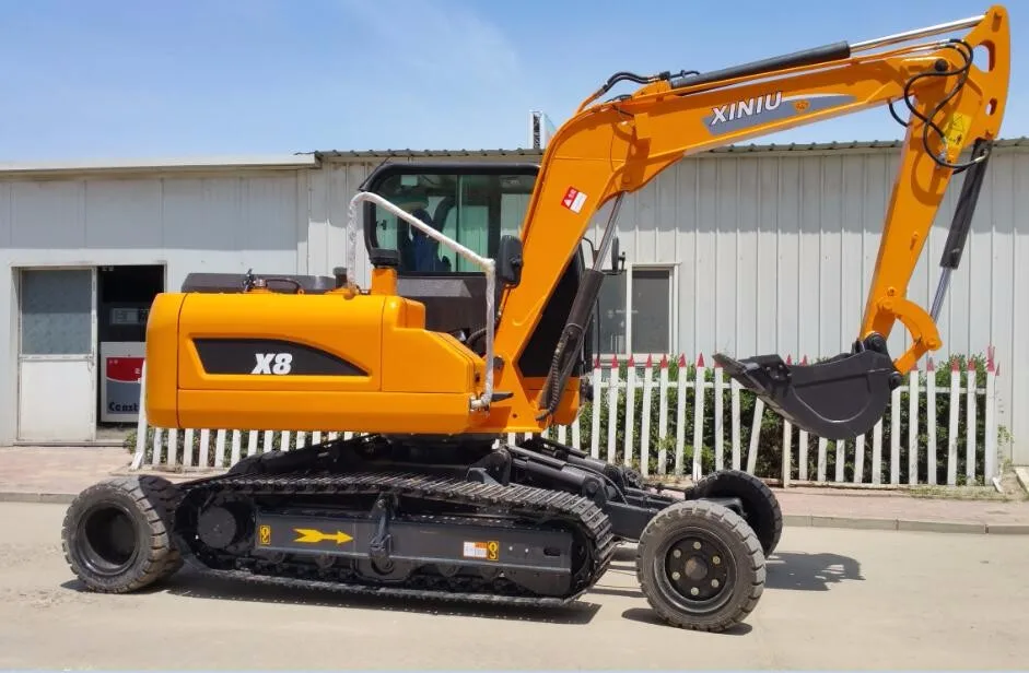 Преимущества мини-гусеничных и колесных экскаваторов из Китая