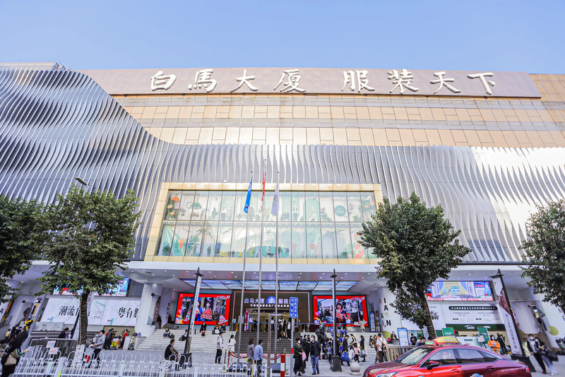 Baima clothing market Гуанчжоу оптовый рынок